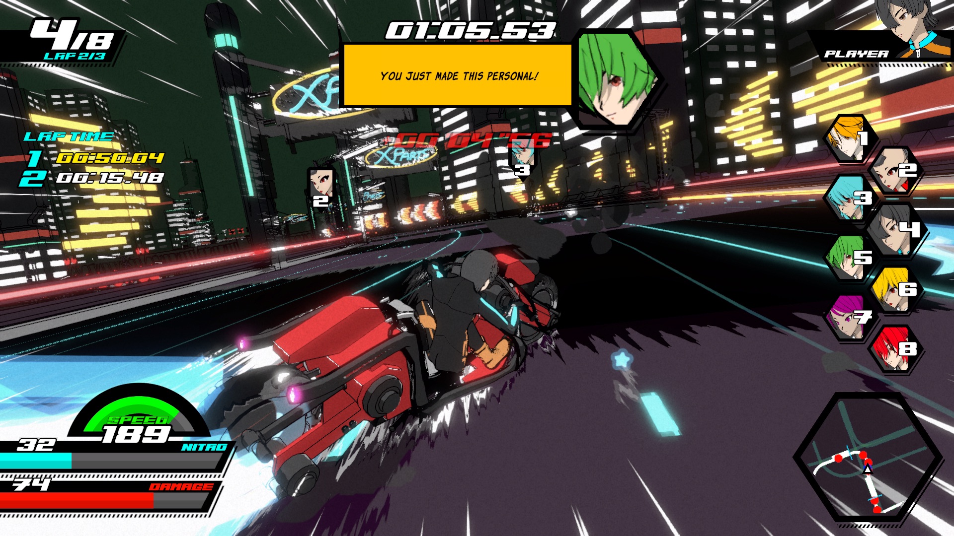 Neon Apex: Beyond The Limit key art or screenshot
